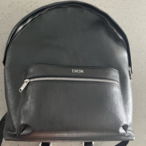 Authentic leather Christian Dior backpack - Picture 1 of 3